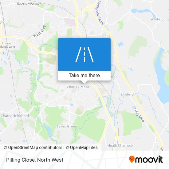 Pilling Close map