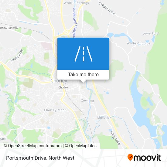 Portsmouth Drive map