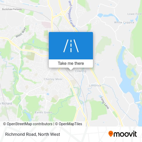 Richmond Road map