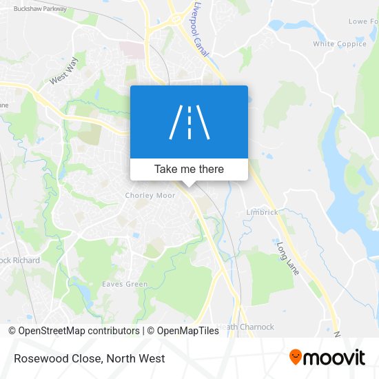 Rosewood Close map