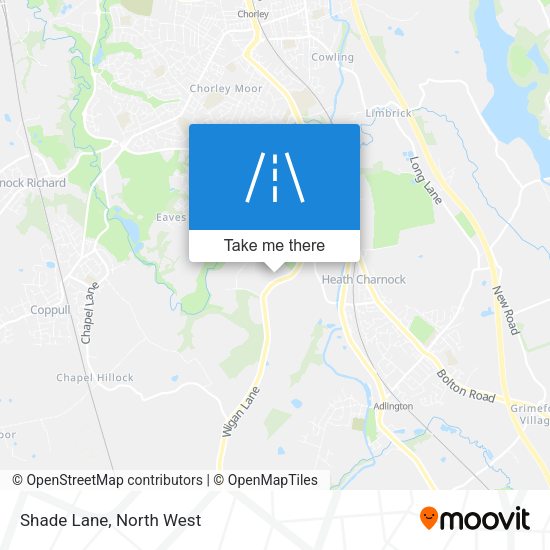Shade Lane map