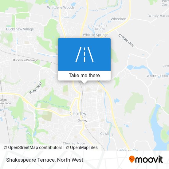 Shakespeare Terrace map