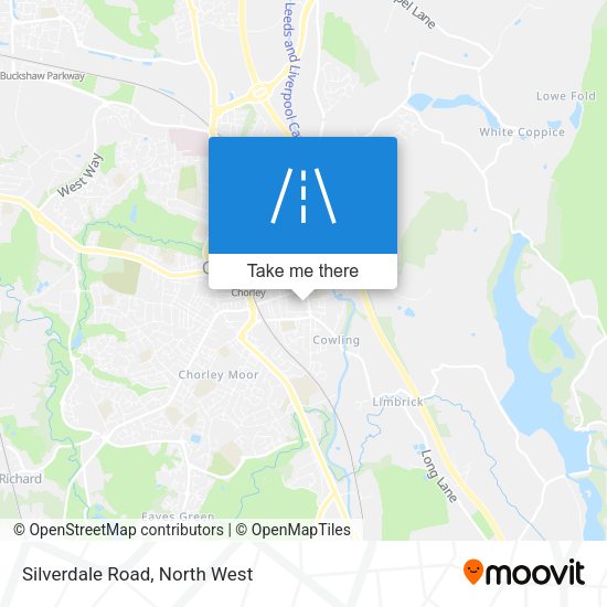 Silverdale Road map