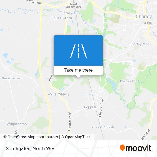 Southgates map