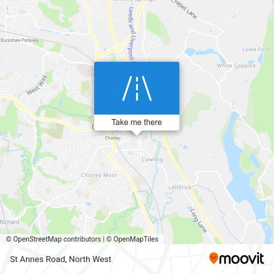 St Annes Road map