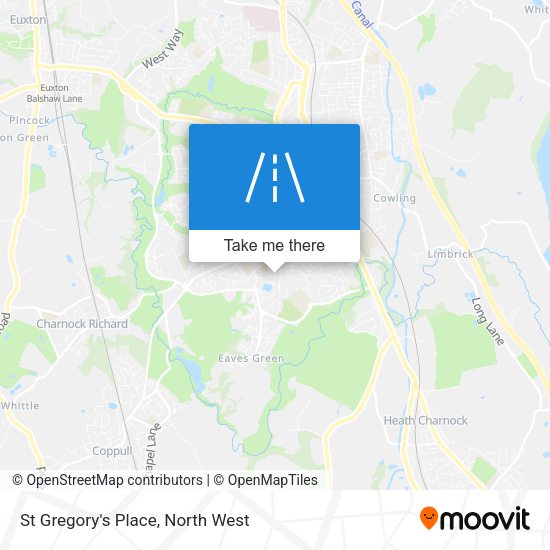 St Gregory's Place map