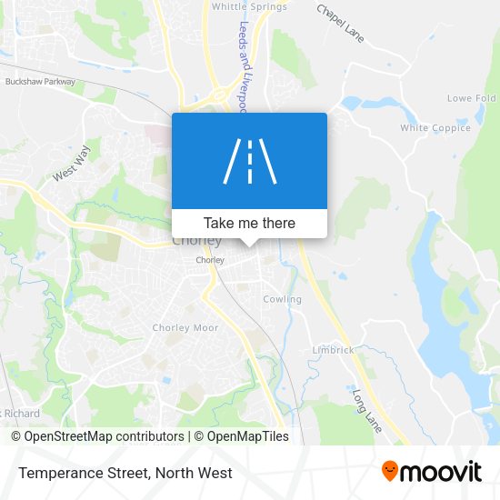 Temperance Street map