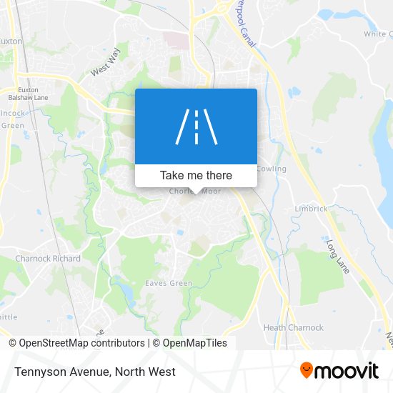 Tennyson Avenue map