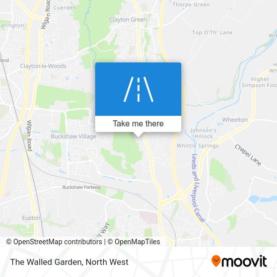 The Walled Garden map