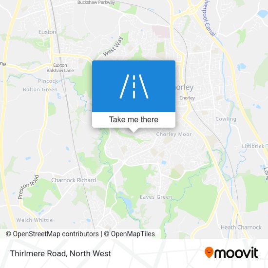 Thirlmere Road map