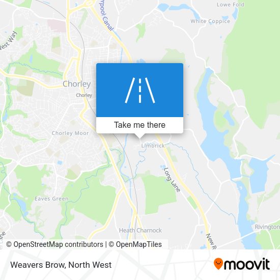 Weavers Brow map