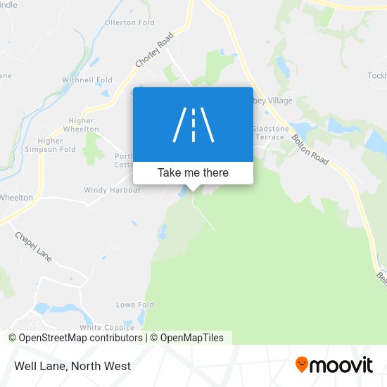 Well Lane map