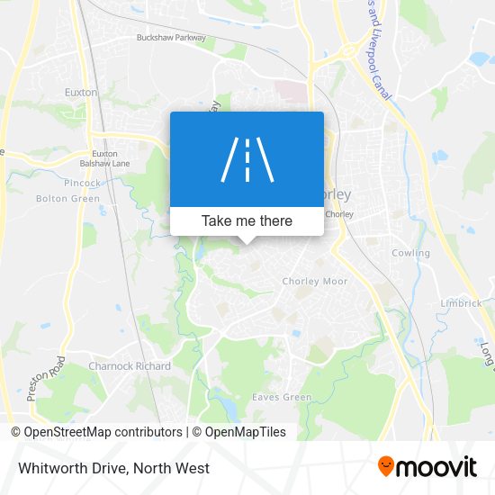 Whitworth Drive map