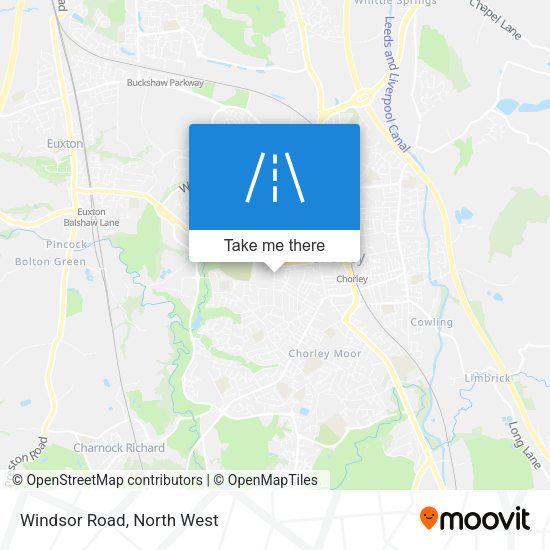 Windsor Road map