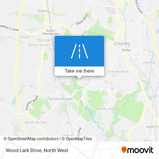 Wood Lark Drive map