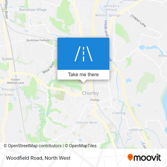 Woodfield Road map