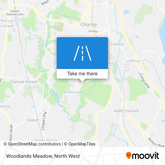 Woodlands Meadow map