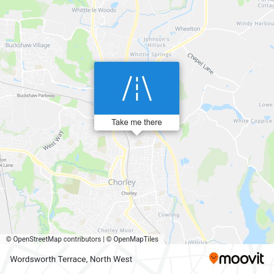 Wordsworth Terrace map
