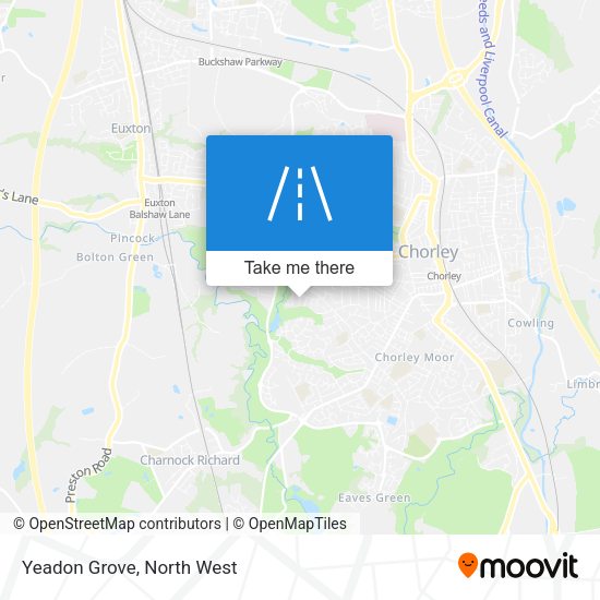 Yeadon Grove map