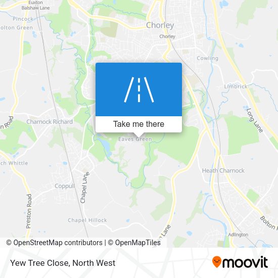 Yew Tree Close map