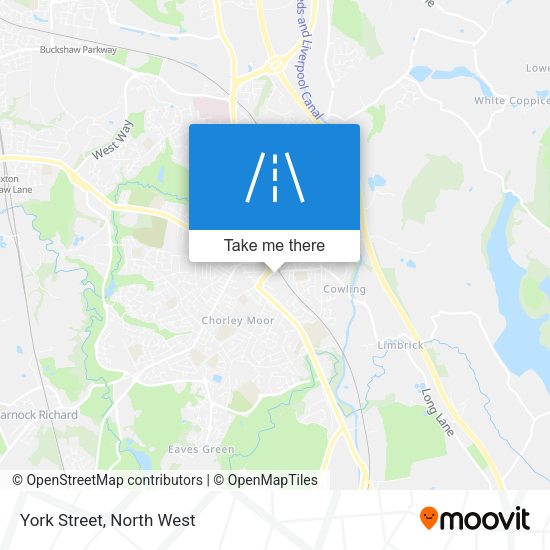 York Street map