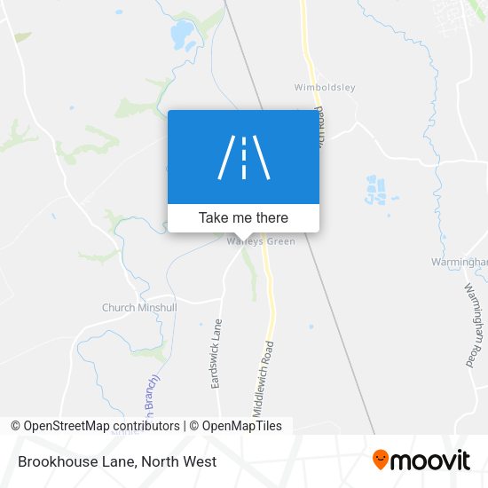 Brookhouse Lane map