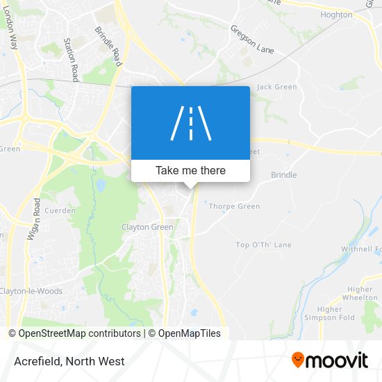 Acrefield map