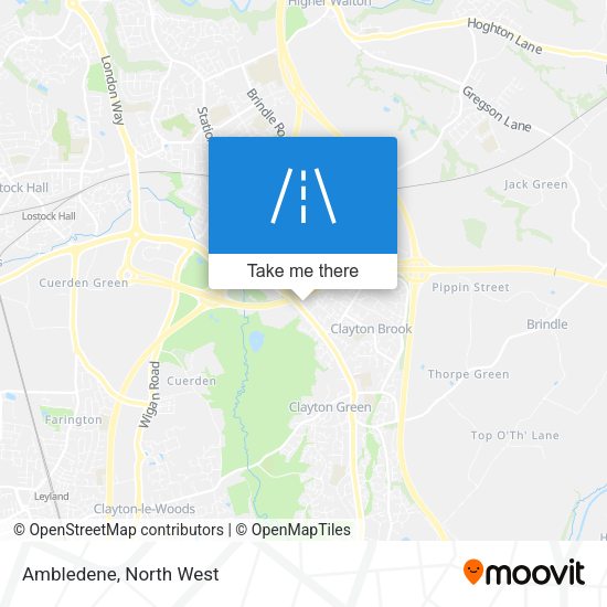 Ambledene map