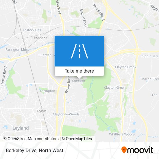 Berkeley Drive map