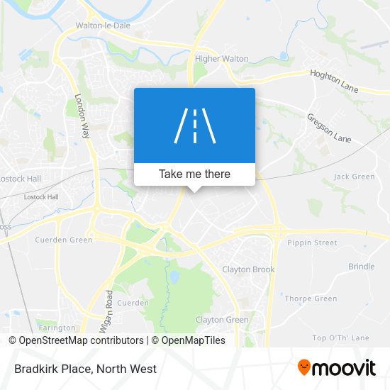 Bradkirk Place map