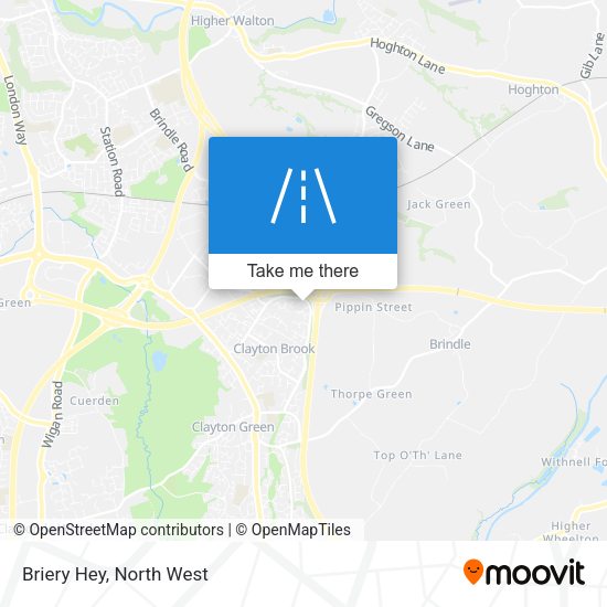 Briery Hey map