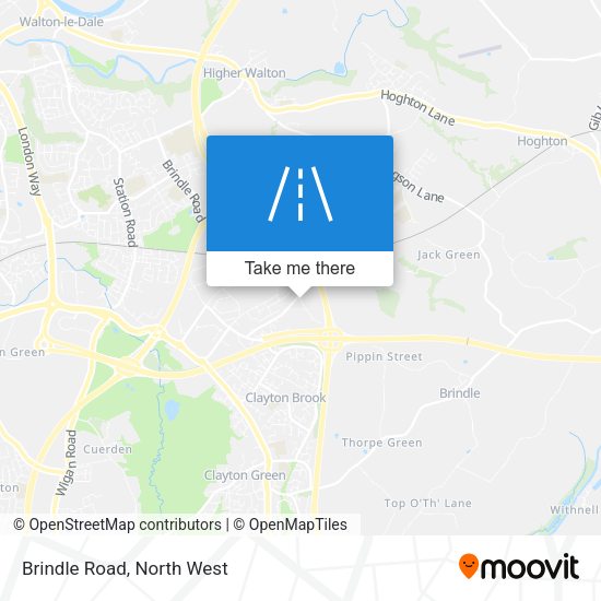 Brindle Road map