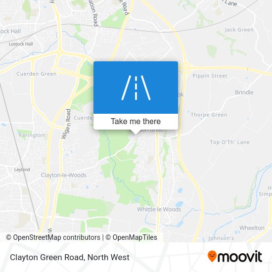 Clayton Green Road map