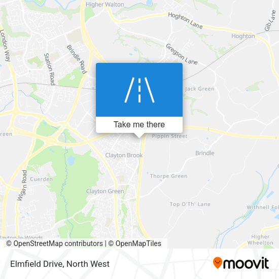 Elmfield Drive map