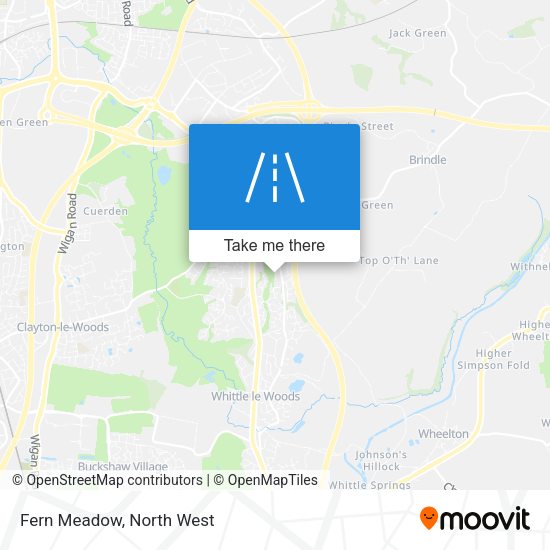 Fern Meadow map