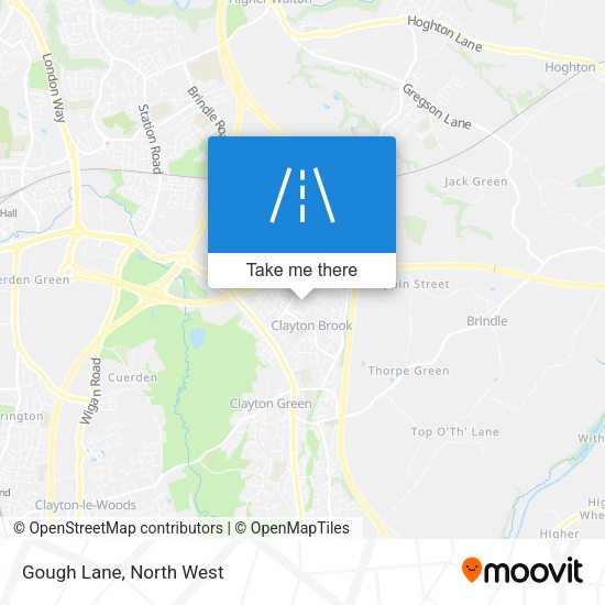 Gough Lane map