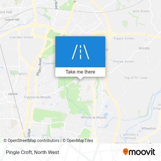 Pingle Croft map