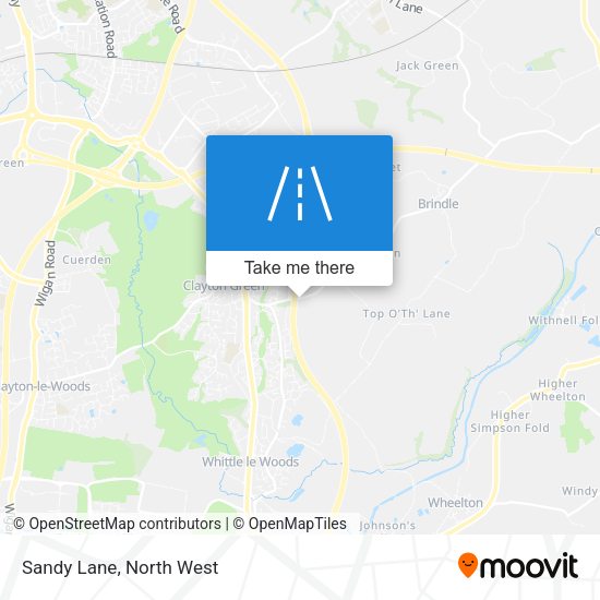 Sandy Lane map