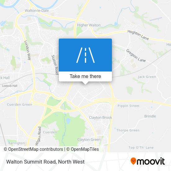 Walton Summit Road map