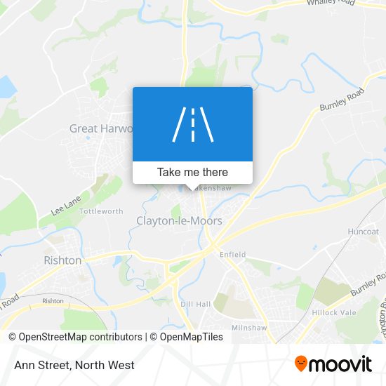 Ann Street map