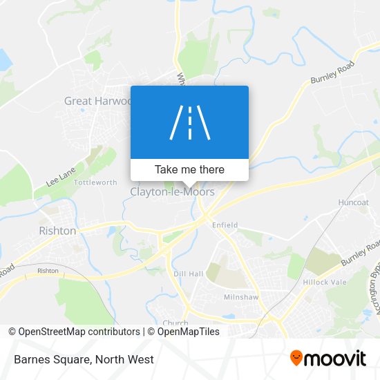 Barnes Square map