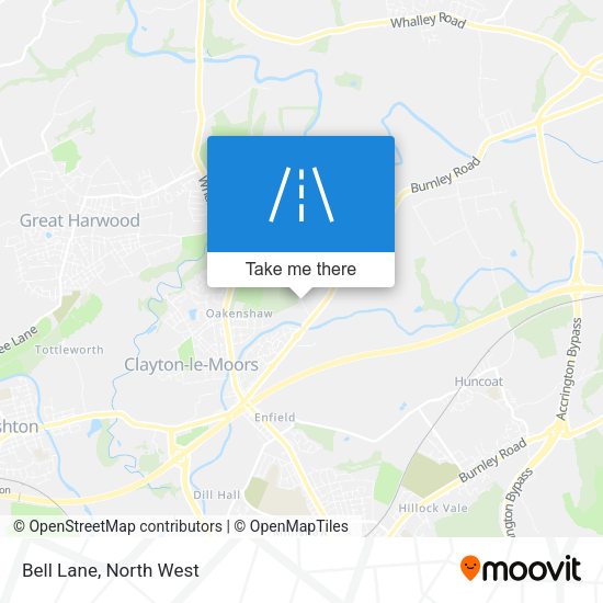 Bell Lane map