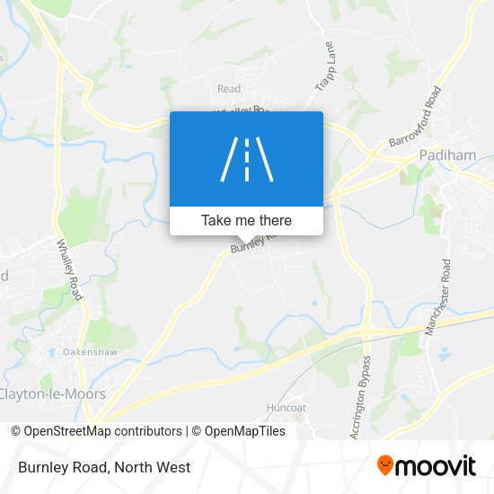 Burnley Road map