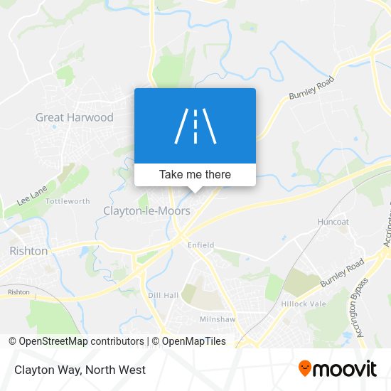 Clayton Way map