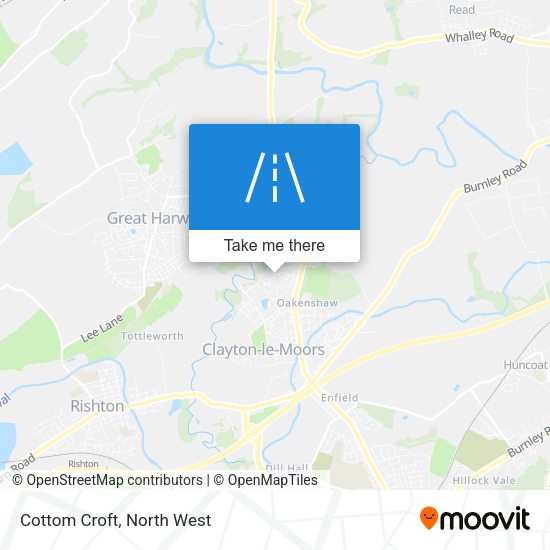 Cottom Croft map