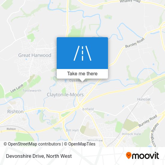 Devonshire Drive map