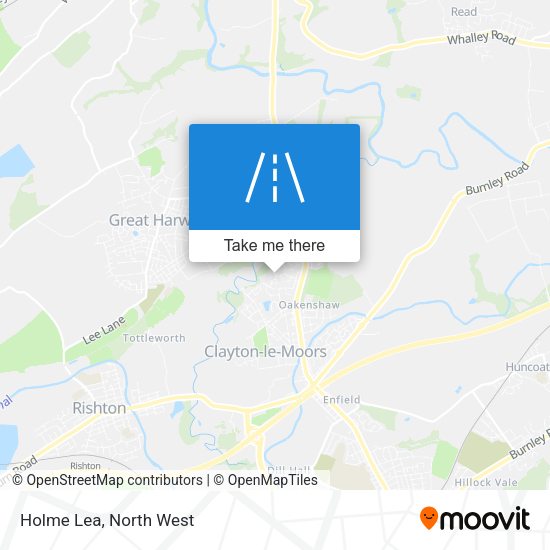 Holme Lea map