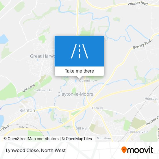 Lynwood Close map