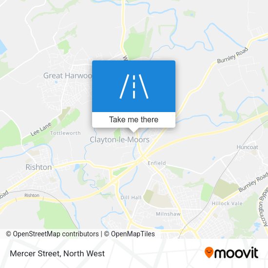 Mercer Street map