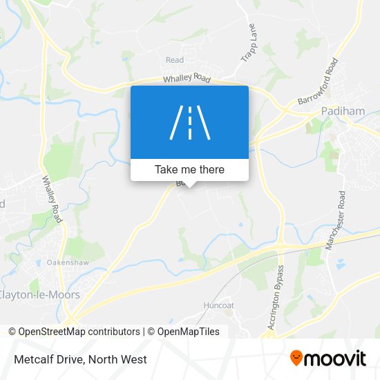 Metcalf Drive map
